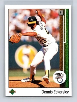 1989 Upper Deck #664 Dennis Eckersley Oakland Athletics - Image 1 of 2
