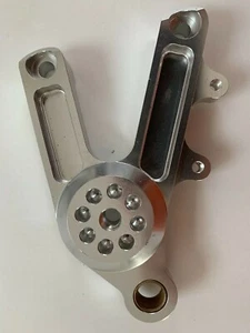 CycleCat Ducati SS Supersport 1991-1998 Spare Footpeg Hanger Bracket Silver Left - Picture 1 of 6