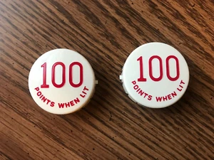 Gottlieb Big Indian, Big Brave, Atlantis Pinball Machine Pop Bumper Caps ( NEW ) - Picture 1 of 2