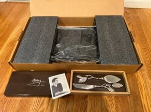 Michael Aram Sleepy Hollow Cheese Board & Cheese Knife Set - Brand New - Picture 1 of 5