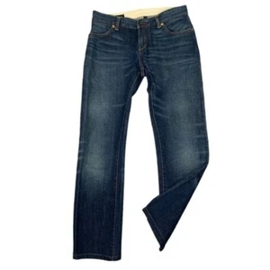 Club Monaco Jeans Sz 4 Dark Wash Denim Straight Leg Low Rise - Picture 1 of 9