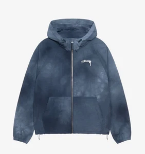 Stussy Wave Dye Beach Shell Jacket Navy 2024 Korea 100%Authentic 115745 - Picture 1 of 2