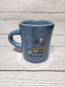 ¡La vida es buena! Taza de café - REDES - Azul, Pesca, Life is Good Dog - Imagen 1 de 13
