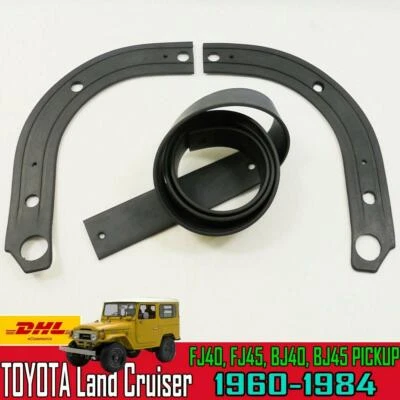  For Toyota FJ45 Land Cruiser Pickup 1969-80 Spacer Cab Rubber Seal Molding Trim Foto 1 de 4