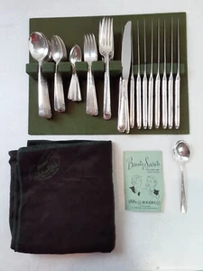 Cubiertos Oneida Silverplate 1881 Rogers Brookwood Banbury 72 piezas 12 lugares *LEER - Imagen 1 de 22