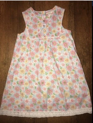 Matilda Jane Hello Lovely Daisy Charm Dress Easter Spring 10 Lace Cottagecore - Image 1 of 4