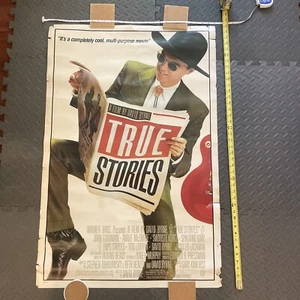Vintage True Stories Movie Poster, David Byrne, 1986 -  27x41 - Picture 1 of 8