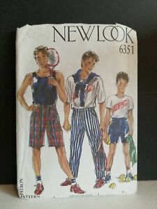 NEW LOOK 6351 Sewing Pattern BOYS' PANTS & SHORTS  4 - 12 years CUT