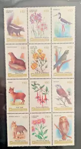 CHILE, BLOCK FLORA Y FAUNA CHILENA, 1985. MNH (Ultimo Block) - Picture 1 of 1
