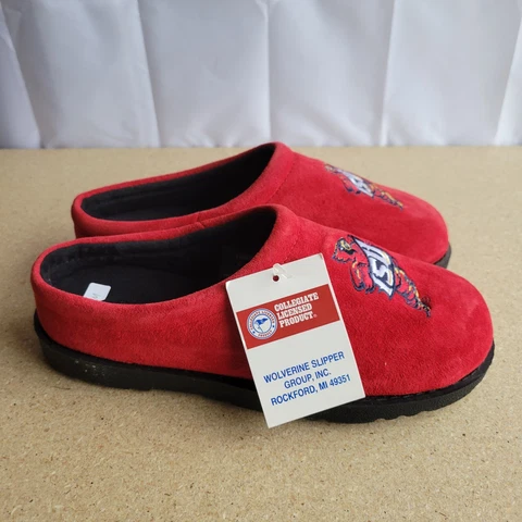 Iowa State Cyclones Slippers Size 6M Hush Puppies NCAA Cover