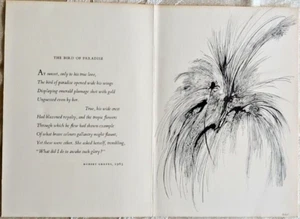 A New Poem By Robert Graves 1963 1st Ed w/ A Leonard Baskin Drawing Merry X'mas - Picture 1 of 5