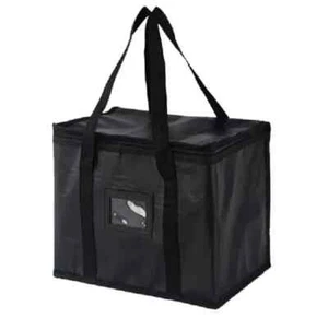Black Food Delivery Bag 70L - Insulated Pizza Box Hot Thermal Bags for Uber Eats - Picture 1 of 8
