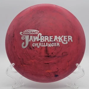 Discraft Jawbreaker Challenger Putter Disc Red Swirl Silver Stamp - wenig benutzt - Bild 1 von 3