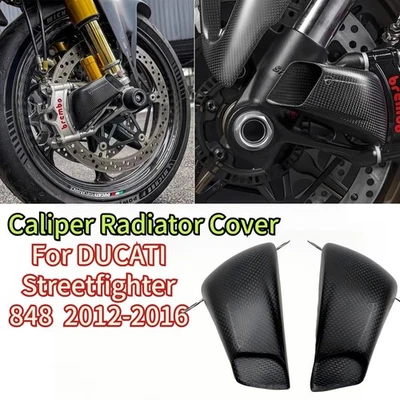 Крышка радиатора суппорт из углеродного волокна для DUCATI Streetfighter 848 2012-2016 - Изображение 1 из 4