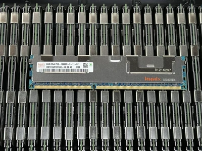 32GB Lot of 4x 8GB 2Rx4 PC3-10600R 1333MHz RDIMM RAM ECC Memory Server Hynix - Image 1 of 4