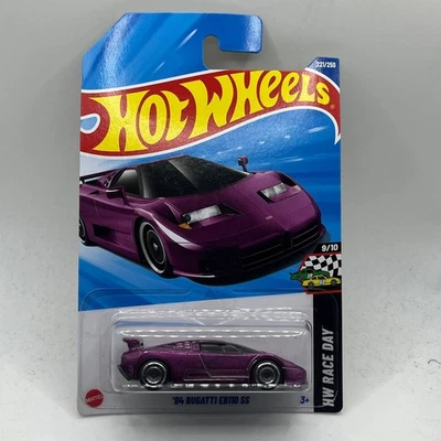 2025 Hot Wheels Super Treasure Hunt '94 Bugatti EB110 SS (Not Mint) - Image 1 of 4