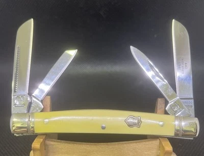 Rough Rider 600 Yellow Delrin Slim Congress Pocket Knife  - Image 1 of 4