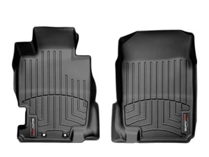 WeatherTech FloorLiner for 2004-2008 Acura TL - 1st Row, Black - Picture 1 of 9