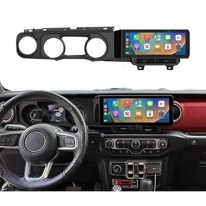 For Jeep Wrangler JL Gladiator 12.3" Android Car Radio Stereo Carplay GPS Navi - Picture 1 of 22