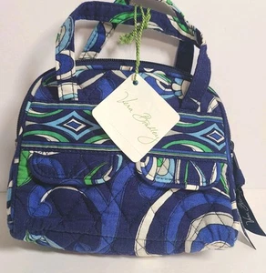 Mini borsa Vera Bradley Audrey blu mediterraneo nuova con etichetta ritirata - Foto 1 di 6