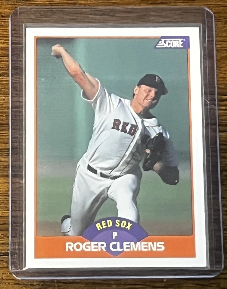 Puntuación #350 1989 Roger Clemens - Medias Rojas de Boston - error 778 victorias profesionales  Foto 1 de 2