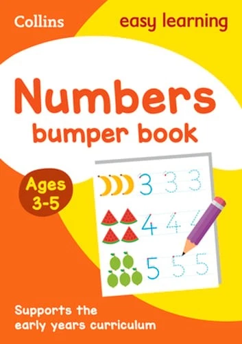 Numbers Bumper Book Ages 3-5: Ideal for Home Learning by Collins Easy Learning Foto 1 de 1