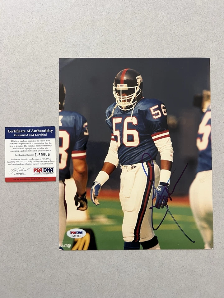 Lawrence Taylor signed autographed 8x10 photo PSA/DNA COA Cert New York Giants - Image 1 of 1