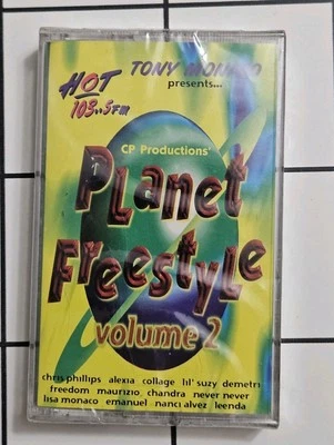 TONY MONACO PRESENTS... PLANET FREESTYLE VOL 2 1997 Cassette Tape New/Sealed - Image 1 of 3