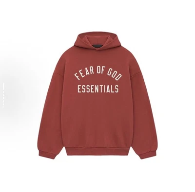 Fear of God Essentials Sudadera con Capucha Polar 'Carmesí' ATÉNTICA Envío Rápido Foto 1 de 2