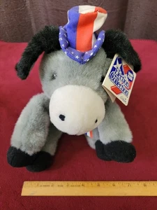 Democrat Donkey Stuffed Animal Plush 1996 Election Collection *no longer talks* - Picture 1 of 7