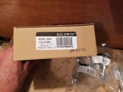 Baldwin 4045-264 Wall Bumper Discontinued Brushed Chrome Finish (2 pieces) - Image 1 of 4