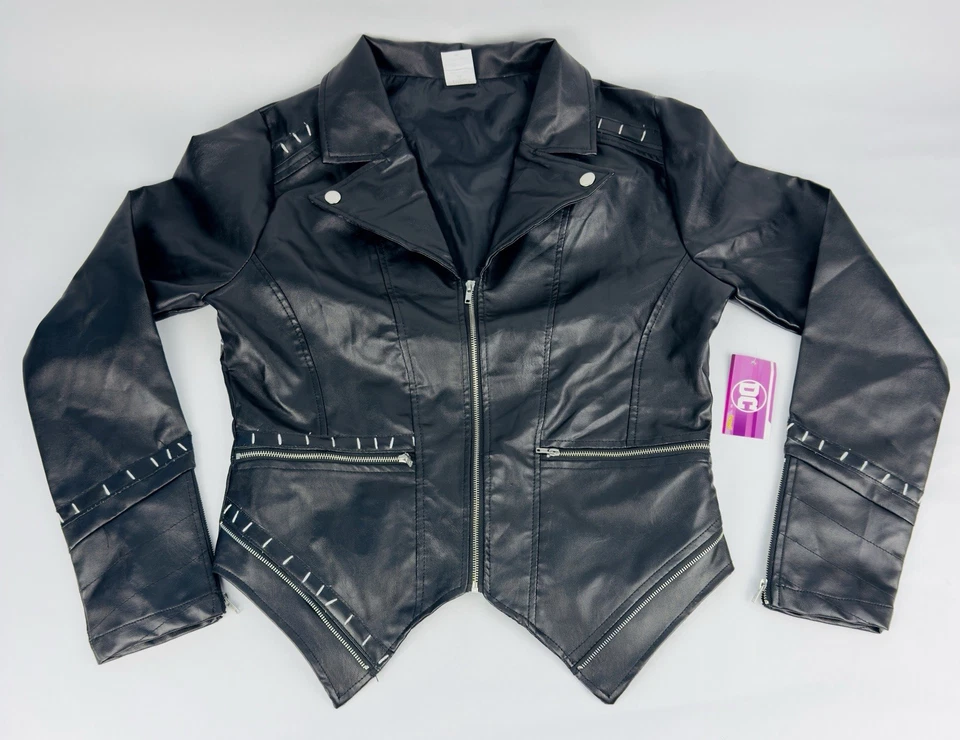 DC Catwoman Faux Leather Jacket Womens Medium Brand New With Tags - Image 1 of 4