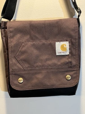 Carhartt Crossbody Snap Bag Port Wine Color Top Over Flap Adj Strap Tote - Image 1 of 4