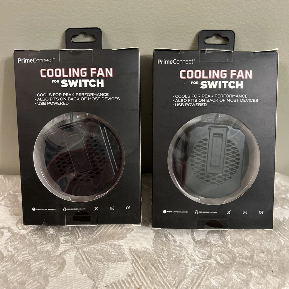 Prime Connect Cooling Fan For Nintendo Switch Black E24