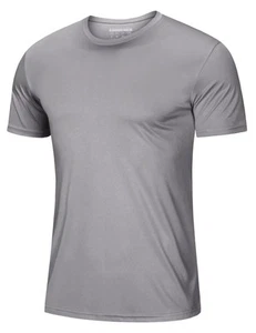 Tee Shirts for Men Short Sleeve Casual Shirts UPF 50+ Sun Protection Gym Athl... - Picture 1 of 6
