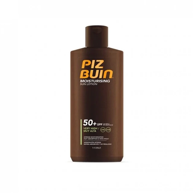 Loción solar hidratante Piz Buin FPS50+ 200 ml Foto 1 de 1