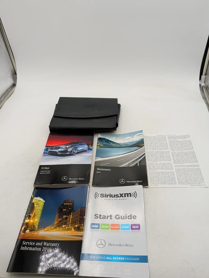 Mercedes Benz E350 2016 E400 E250 E63 E 350 Clase E conjunto manual del propietario Foto 1 de 3