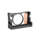 1 Pcs Black Camera Case Cover With Wooden Handgrip For Sony Rx100 Vi/Vii