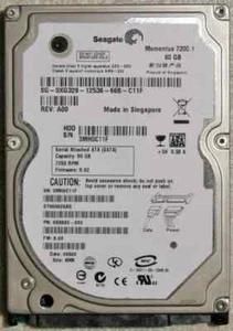 Seagate 80GB 7200.1 RPM ST980825AS 8MB SATA 3.0Gb/s 2.5" Laptop Hard Drive - Picture 1 of 1