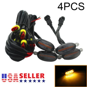 Luces de correr para parrilla delantera LED parrilla delantera estilo ámbar ahumado estilo Ford F150 Raptor - Imagen 1 de 7