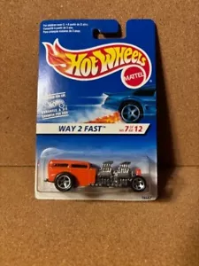 Mattel Hot Wheels First Editions Orange Way 2 Fast #7/12 #514 Ages 3+ - Picture 1 of 2
