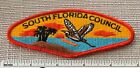 Vintage South Florida Council Boy Scout Shoulder Strip Patch Bsa Csp Fl Badge