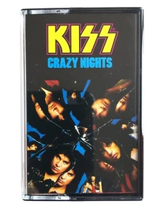 Kiss - Crazy Nights - Cassette Tape VERHC49 - Vertigo Paper Labels 1987 - Picture 1 of 2