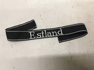 ESTLAND ESTI EUROPÄISCHE 20. FREIWILLIGE GRENADIER DIVISION ÄRMELBAND - Bild 1 von 6