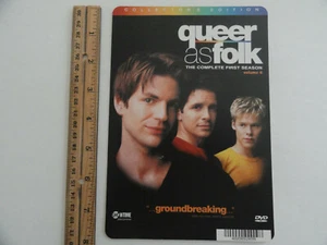 QUEER AS FOLK - ERSTE STAFFEL VOL6 - BLOCKBUSTER VIDEO BACKER KARTE 5"X8" KEIN FILM - Bild 1 von 3