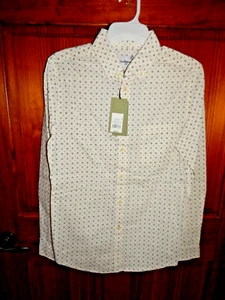 GOODFELLOW & CO. STANDARD SHIRT, SLIGHTLY FITTED, ECO WHITE, SIZE S , NWT - Picture 1 of 7