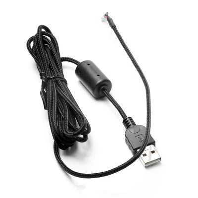 Pour Logitech G5 G500 G500S souris sans fil souris de remplacement câble USB 2M longueur fil - Photo 1/4