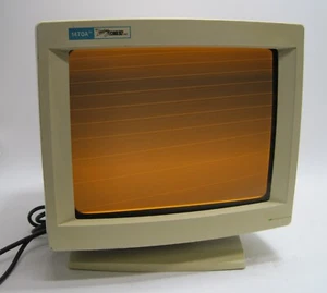 VTG Monochrome Leading Technology 1470A CRT Computer Monitor 1991 - Picture 1 of 7