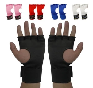 Muka Gel Padded Inner Gloves Hand Wraps MMA Muay Thai Boxing Fight(Pair) - Picture 1 of 45