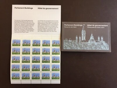 CANADA BK89b, PARLIAMENT,  BOOKLET OF 25, 925a - Image 1 of 2